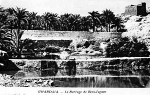 GHARDAIA - BARRAGE DE BENI-ISGUEN - 1933